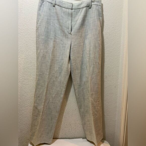 Rebecca Taylor Heather Grey Tweed Pants size 10 - Picture 1 of 8